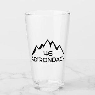 Adirondack 46 Mountains Glass