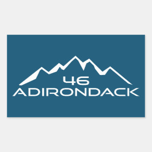Adirondack 46 Mountains Sticker