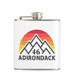 Adirondack 46 Rainbow Hip Flask