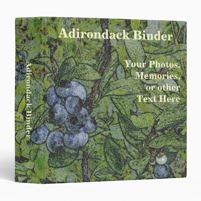 Adirondack Berries and Bushes Binder (Front/Spine)
