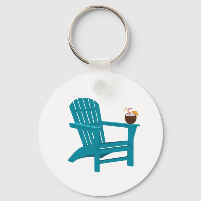 Adirondack Chair Keychain (Front)