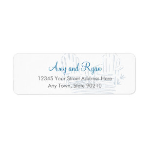 Adirondack Chair Return Address Label