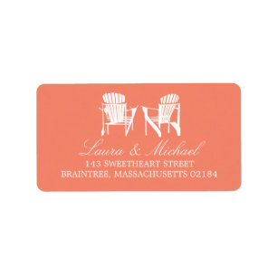 Adirondack Chairs   Address Label