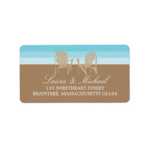 Adirondack Chairs Address Label