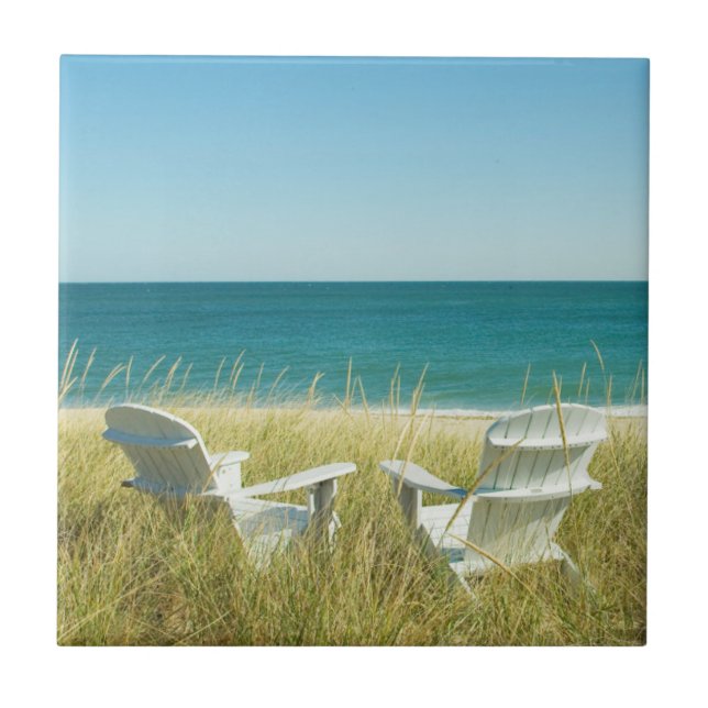 Adirondack Chairs in the Dunes Tile (Front)