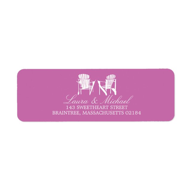 Adirondack Chairs | Return Address (Front)
