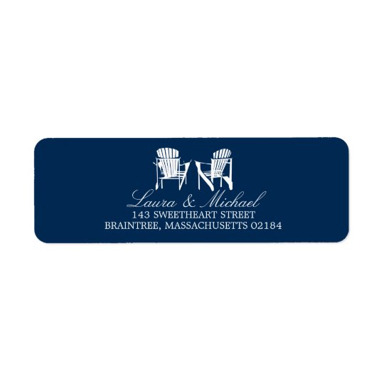 Adirondack Chairs | Return Address Return Address Label