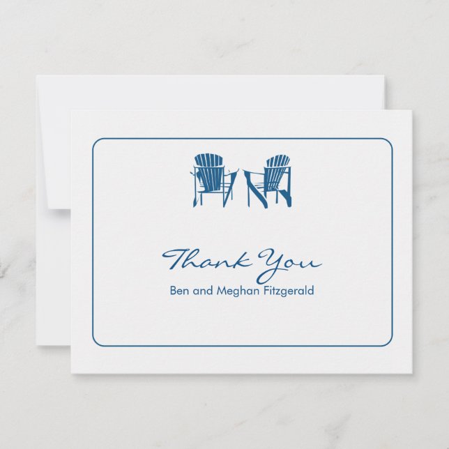 Adirondack Chairs Thank You (Front)