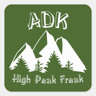 Adirondack High Peak Freak Square Sticker
