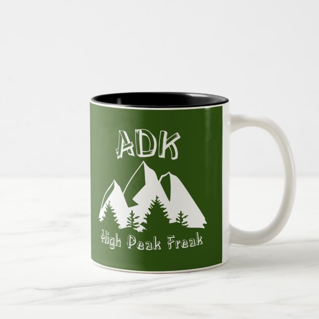 Adirondack High Peak Freak Two-Tone Coffee Mug (Right)