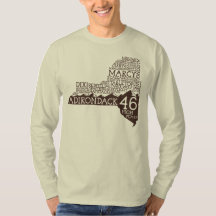 Adirondack High Peaks Long Sleeve T-Shirt(Brown)