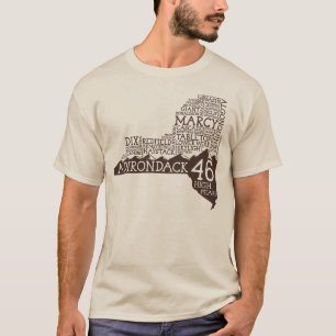Adirondack High Peaks T-Shirt (Brown Logo)