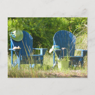Adirondack Lawn Chairs Postcard