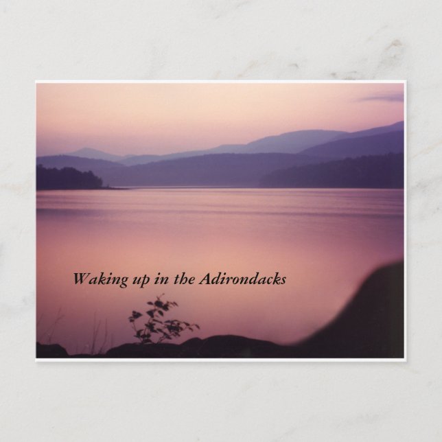 Adirondack Morning Postcard (Front)