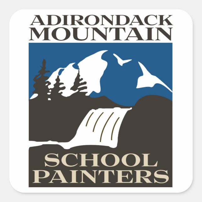 Adirondack Mountain School Painters Sticker (Front)