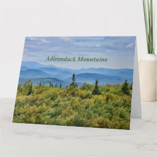 Adirondack Mountain View Card
