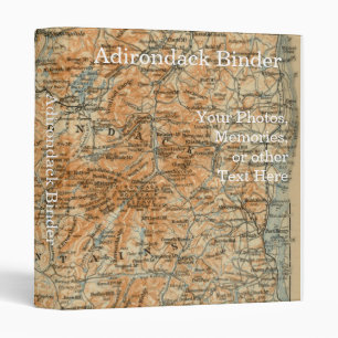 Adirondack Mountains and Park Map Binder
