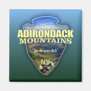 Adirondack Mtns (arrowhead) Magnet