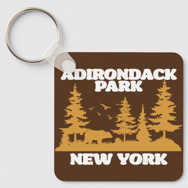 Adirondack Park Keychain (Front)
