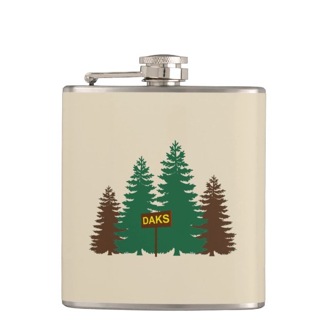 Adirondacks Hip Flask (Front)