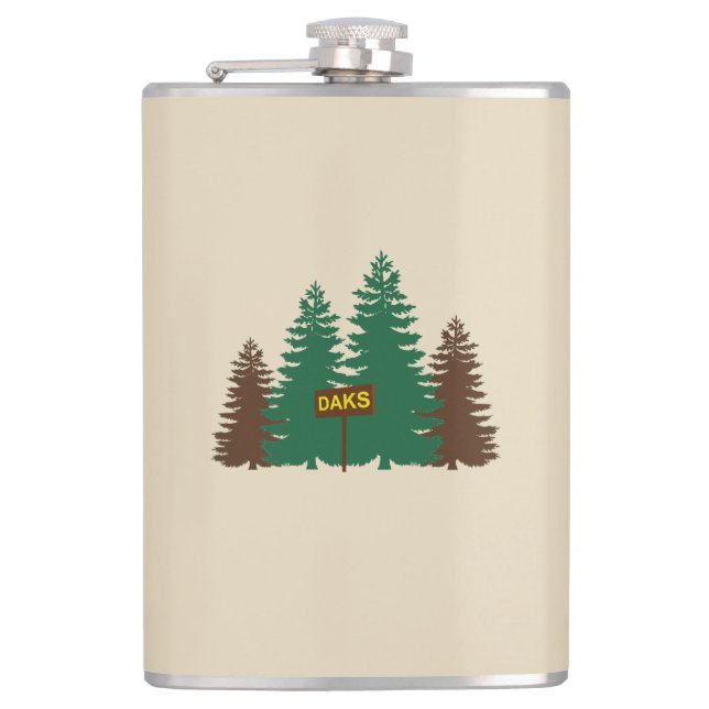 Adirondacks Hip Flask (Front)