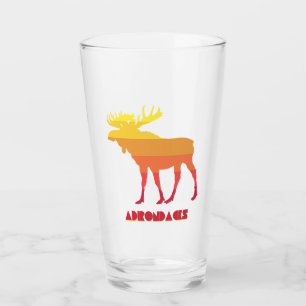 Adirondacks Moose Glass