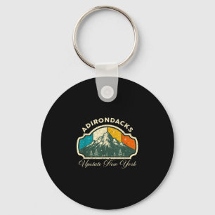 Adirondacks upstate new york vintage mountain keychain