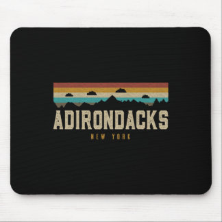 Adirondacks Vintage Mountains Hiking Camping New Y Mouse Pad