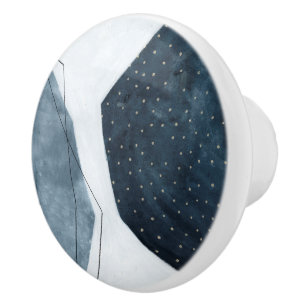 Adjacent Abstraction Ceramic Knob