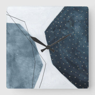 Adjacent Abstraction Square Wall Clock