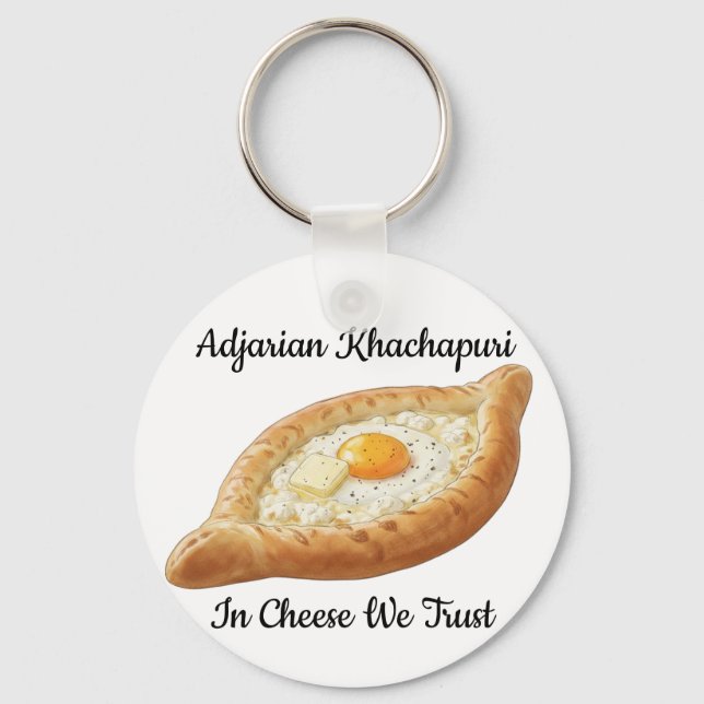 Adjarian Khachapuri  Keychain (Front)