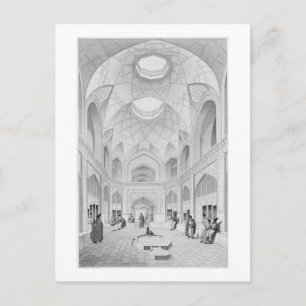 Adji Seid Hussein Bazaar, in Kashan, from 'Voyage Postcard