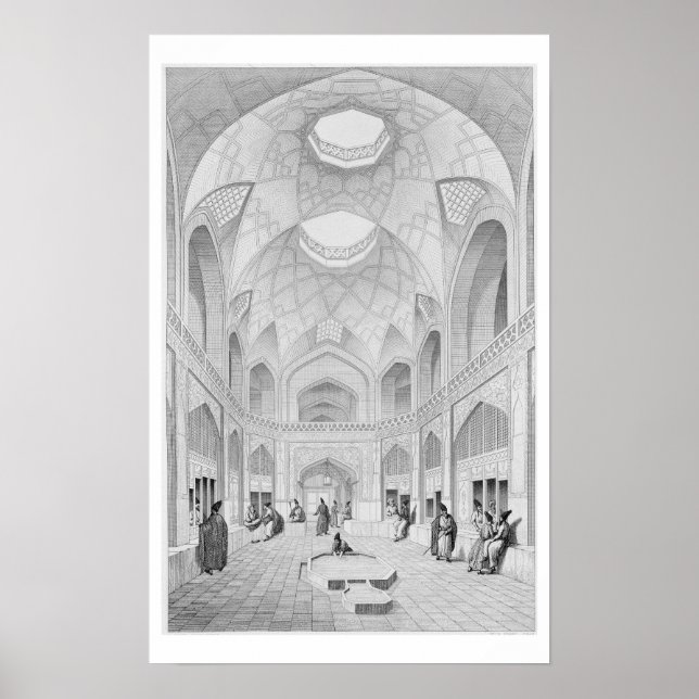 Adji Seid Hussein Bazaar, in Kashan, from 'Voyage Poster (Front)