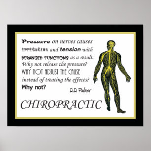 Adjust The Cause Chiropractic Poster