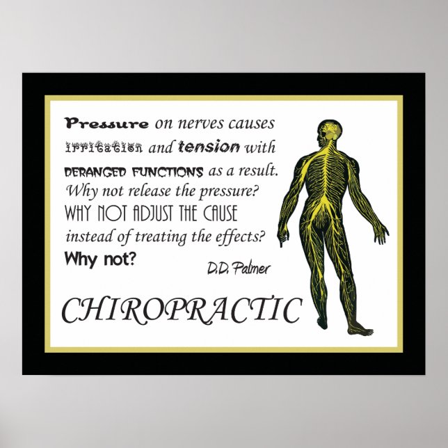 Adjust The Cause Chiropractic Poster (Front)