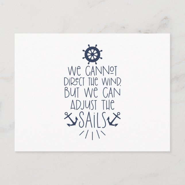 Adjust The Sails Postcard (Front)