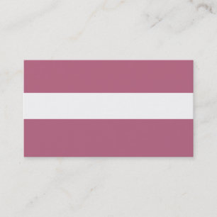 ADJUSTABLE Mauve & White Business Card