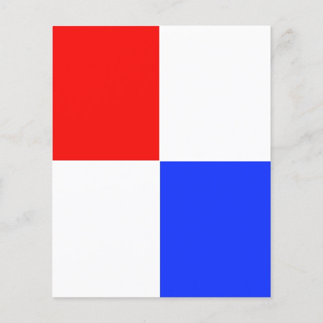ADJUSTABLE Red, White & Blue Flyer (Back)