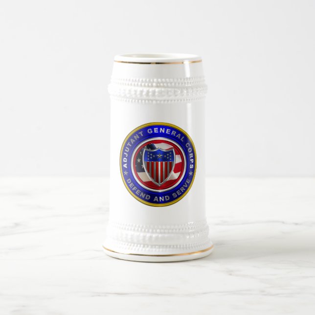 Adjutant General Corps  Beer Stein (Center)