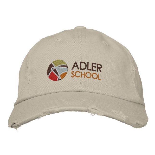 Adler School Embroidered Hat 3 (Front)