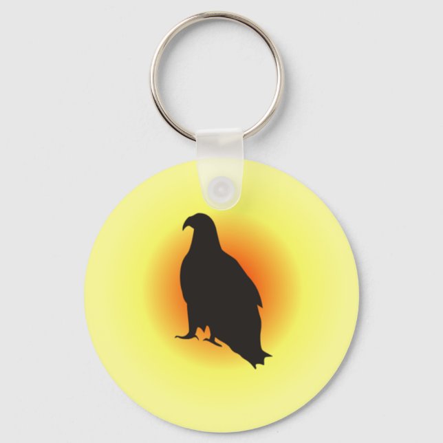 Adler Silhouette Keychain (Front)