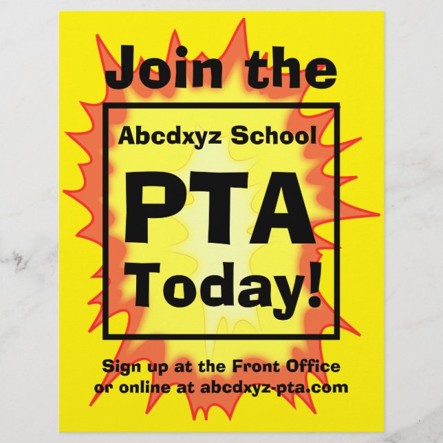 Adlib PTA Flyer (Front)