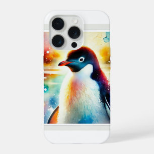 Adlie Penguin 210624AREF105 - Watercolor iPhone 15 Pro Case