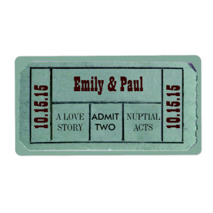 Admettre DEUX enregistrer la date TICKET