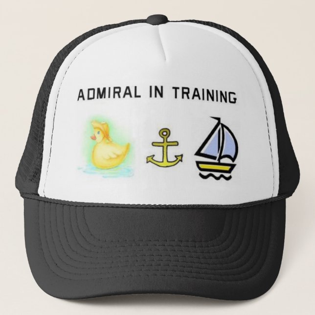 Admial in training trucker hat (Front)