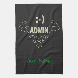 Admin Administrator IT Sysadmin Computer Scientist Kitchen Towel