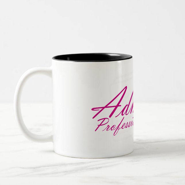 Admin Professional Two-Tone Coffee Mug (Left)