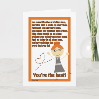 Admin Professionals Day with Verse Card