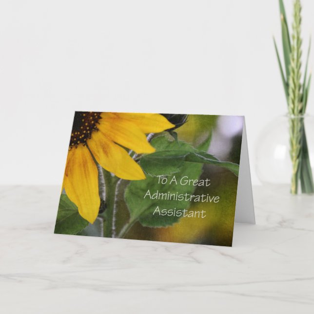 Administrative Assistant Card (Front)