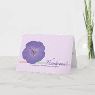 Administrative Assistants Admin Pro Day Thank You Card